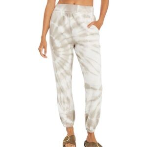 Z Supply Beige Tie-Dye Joggers